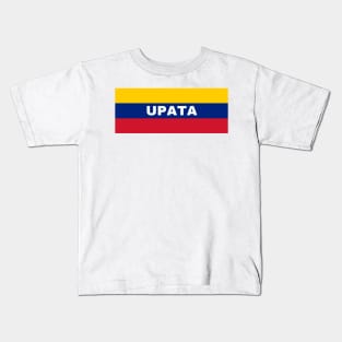 Upata City in Venezuelan Flag Colors Kids T-Shirt